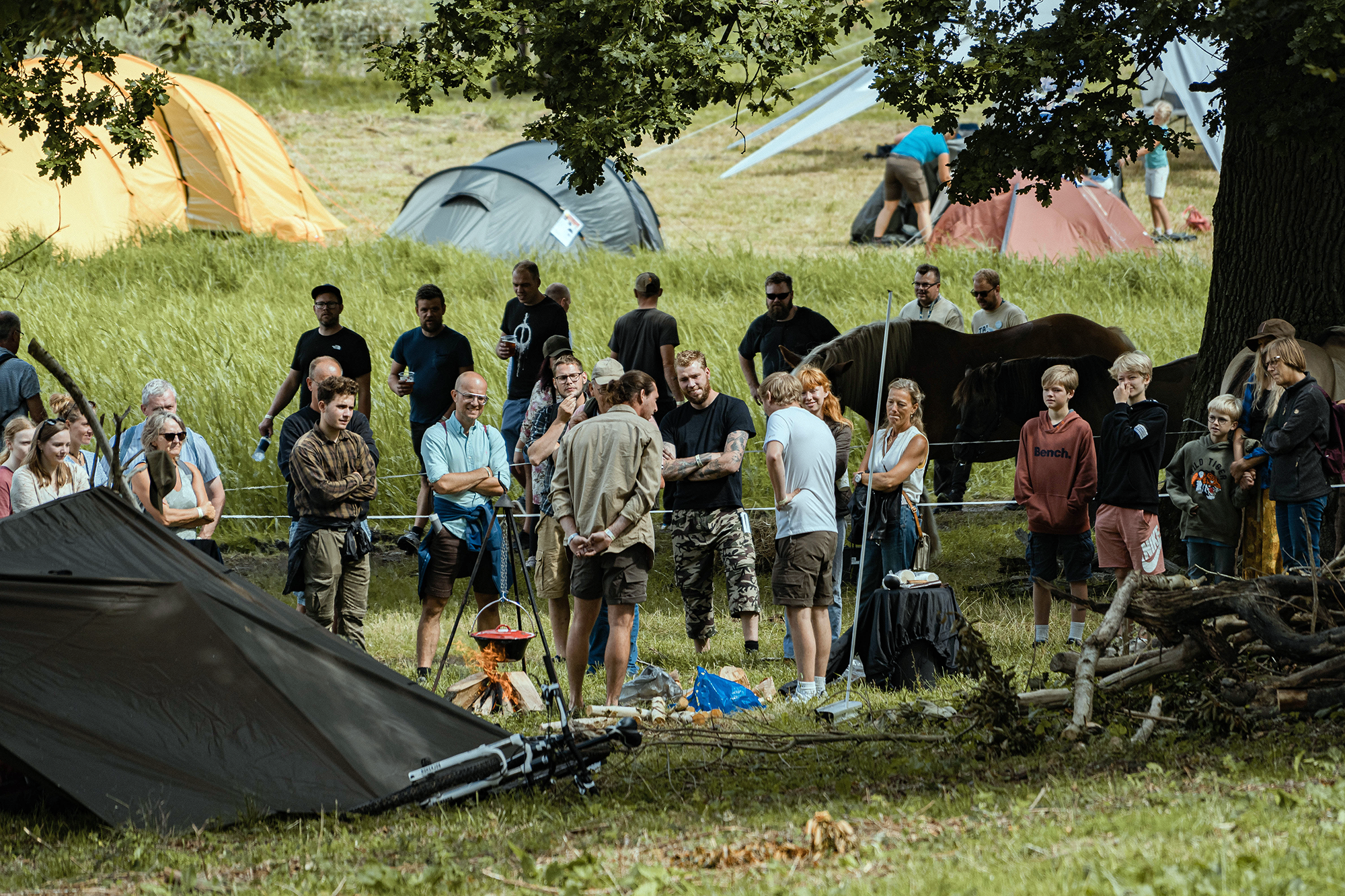 Teltpladsen Med Gaester